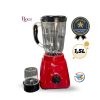 Blender Roch RBL-112-C rouge 1,5L avec bol broyeur et commande de vitesses