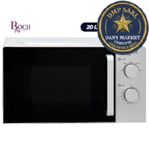 Micro-ondes ROCH RMW-20LP1M-B argent 20L 700W avec panneau de commande et minuterie