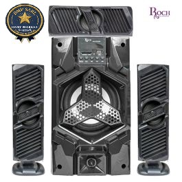 Woofer ROCH RS-PK02S 60W avec Bluetooth USB et radio FM design noir moderne